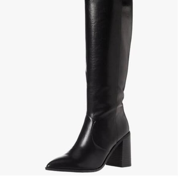 Western Style Black Boot - Picture 1 of 7